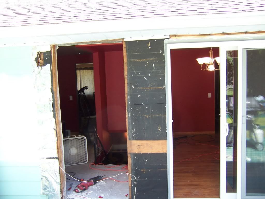 Sliding glass door install DIY Blog